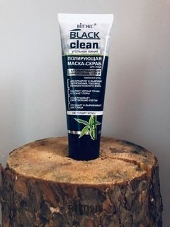 Отзыв на товар: Маска-скраб для лица полирующая с активированным бамбуковым углем Black Clean. Белита - Витэкс.