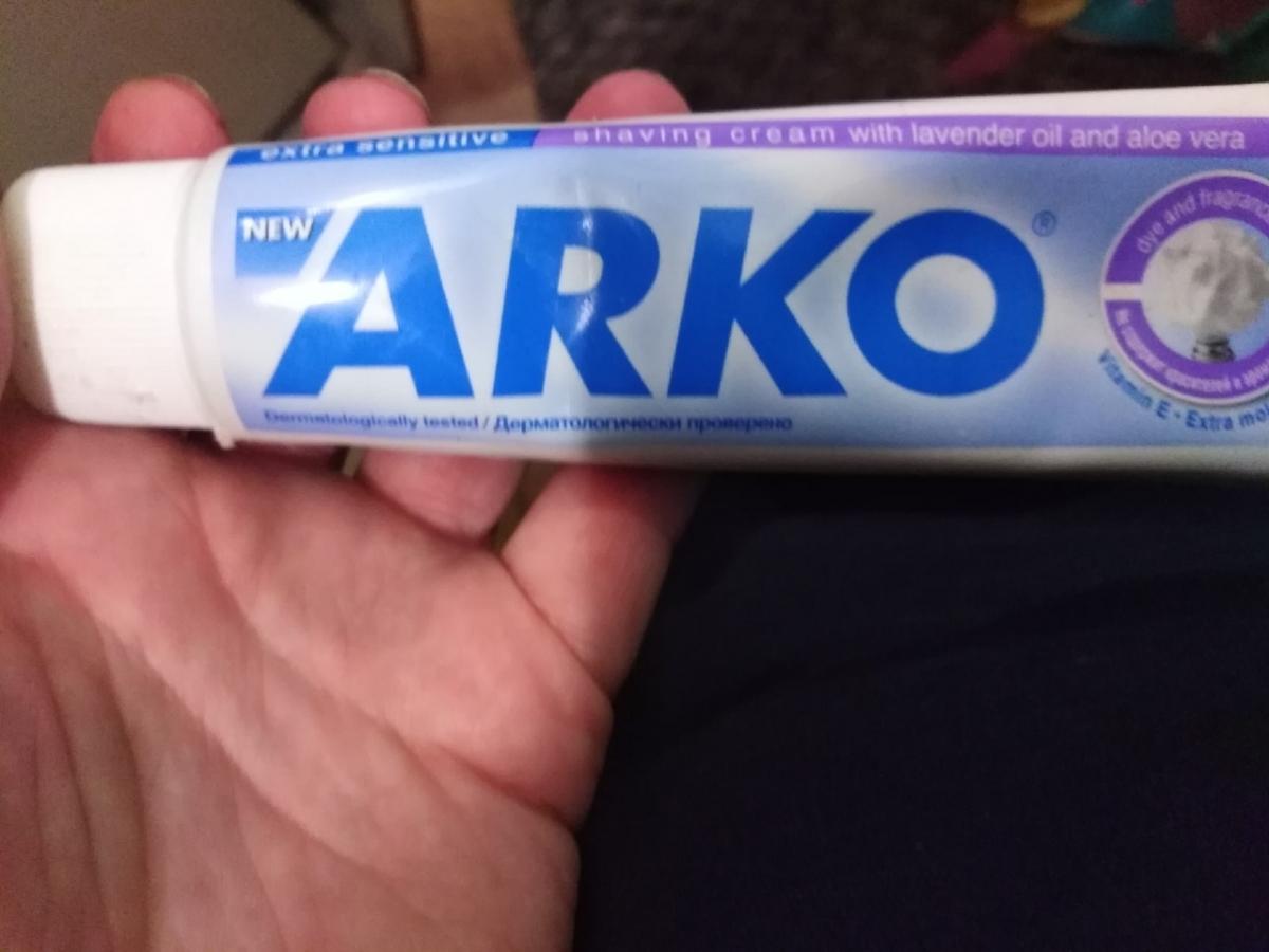 Отзыв на товар: Крем для бритья "Sensitive". Arko.