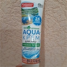 Отзыв на товар: Aqua-крем для лица на термальной воде Камчатки с маслом персика, экстрактом зеленого кофе и календулы «Глубокое питание». Фитокосметик.