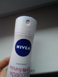 Отзыв на товар: Антиперспирант-спрей Жемчужная красота. Nivea.