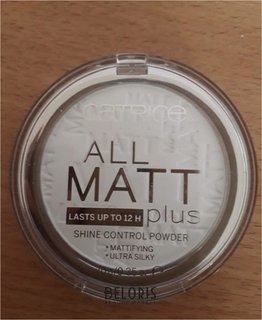 Отзыв на товар: Пудра "All matt plus shine control powder". Catrice.
