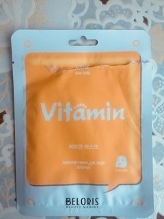 Отзыв на товар: Тканевая маска для лица Витамины. Mijin Cosmetics.
