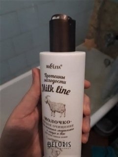 Отзыв на товар: Молочко для снятия макияжа с лица и век Мягкое очищение Milk Line. Белита - Витэкс.