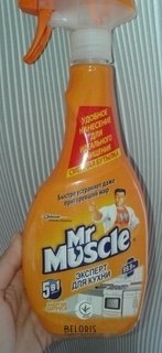 Отзыв на товар: Чистящее и моющее средство для кухни "Свежесть Лимона". Mr. Muscle.