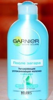 Отзыв на товар: Молочко после загара. Garnier.