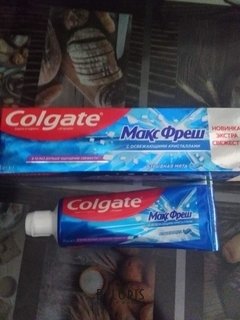 Отзыв на товар: Зубная паста "МаксФреш" Взрывная Мята. Colgate.