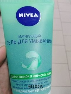 Отзыв на товар: Матирующий гель для умывания. Nivea.