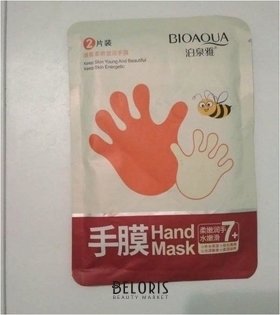 Отзыв на товар: Маска-перчатки для рук медовая. Bioaqua.