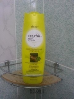Отзыв на товар: Крем-шампунь для волос всех типов Восстановление и питание Keratin + Масло арганы. Белита - Витэкс.