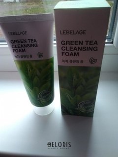 Отзыв на товар: Пенка для умывания с экстрактом зеленого чая. Lebelage.