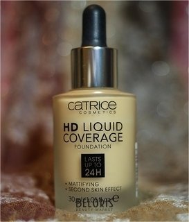 Отзыв на товар: Тональная основа HD Liquid Coverage Foundation. Catrice.