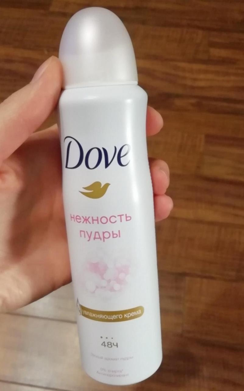 Отзыв на товар: Дезодорант-спрей Нежность пудры. Dove.