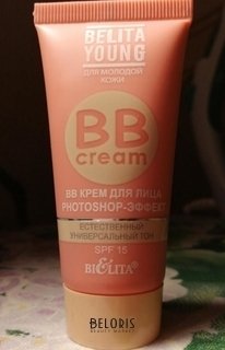 Отзыв на товар: ВВ-крем для лица универсальный тон Photoshop эффект Young Spf 15. Белита - Витэкс.