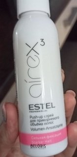 Отзыв на товар: Push-up спрей для прикорневого объема волос AIREX (сильная фиксация). Estel Professional.