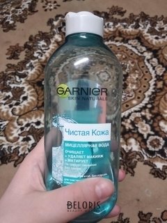 Отзыв на товар: Мицеллярная вода "Чистая кожа" для жирной чувствительной кожи. Garnier.