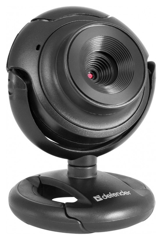 Веб-камера DEFENDER C-2525HD, 2 Мп, микрофон, USB 2.0, регулируемое крепление, черная