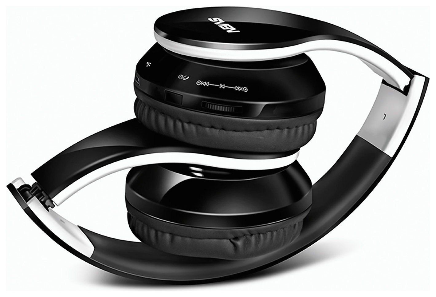 Наушники с микрофоном (гарнитура) SVEN AP-B450MV, Bluetooth, беспроводные, с оголовьем, черные