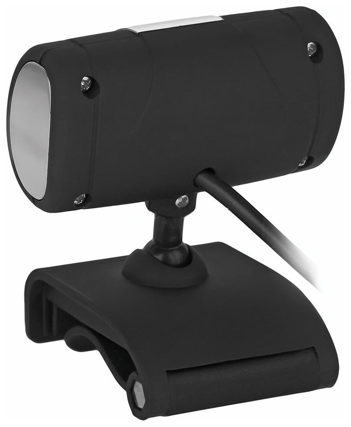 Веб-камера IC-525, 1,3 Мп, микрофон, USB 2.0, регулируемое крепление, черная, SV
