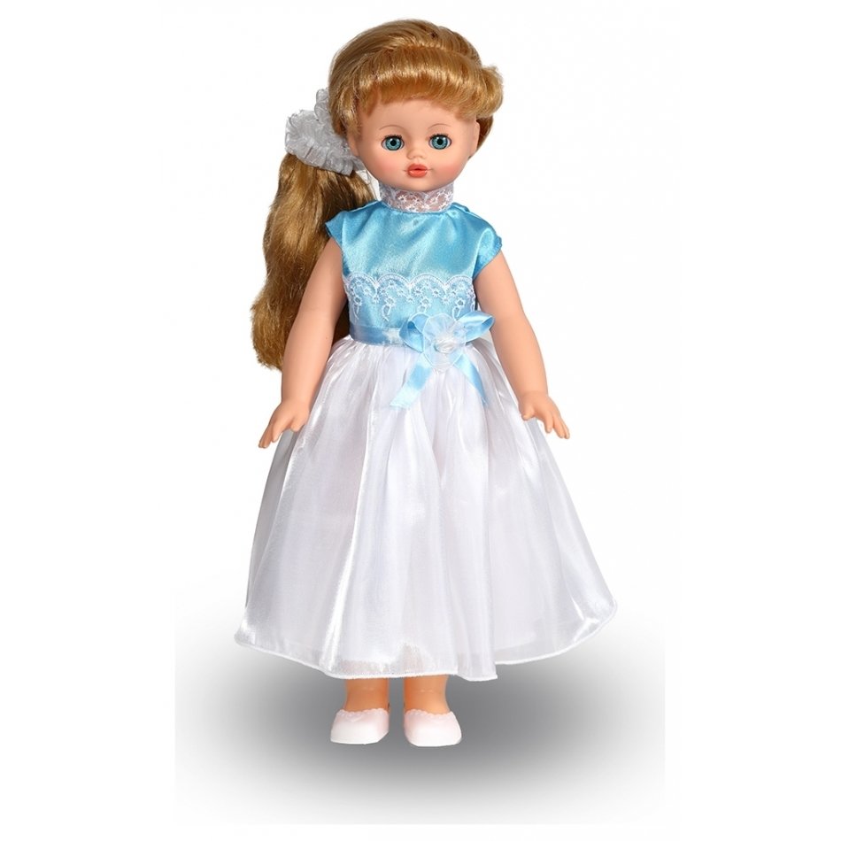 Кукла Алиса в бело-голубом платье