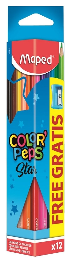 Карандаши цветные 12 цветов Color Peps