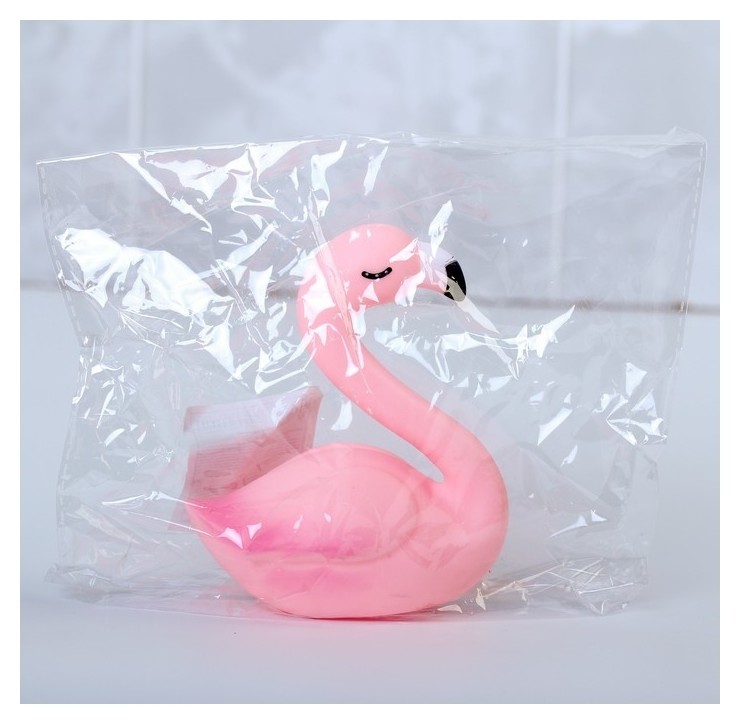 Игрушка для купания Розовый фламинго