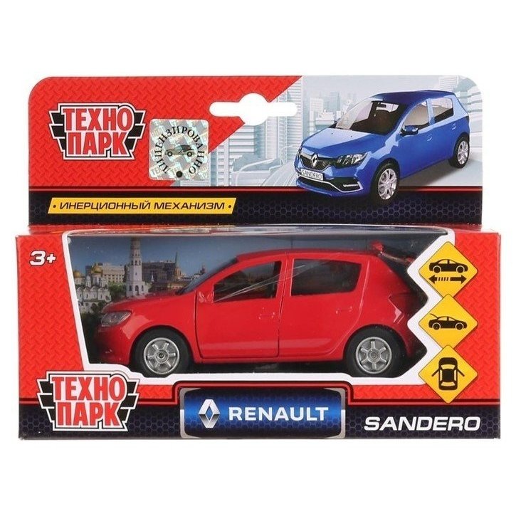 Машина Renault Sandero, 12 см