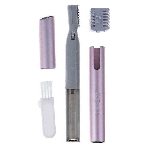 Триммер электрический для удаления волос, кисточка, розовый Lep-05