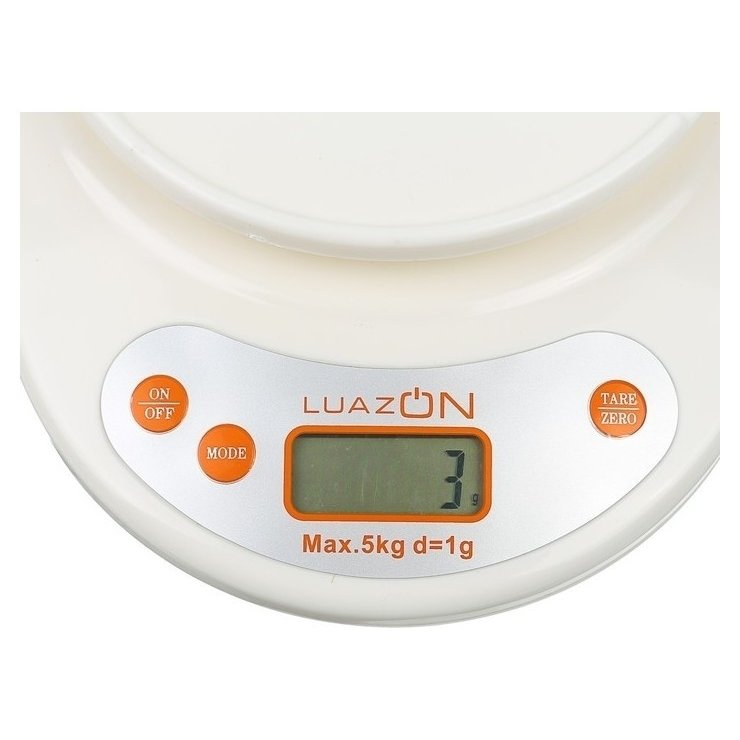 Весы кухонные Luazon Lvk-504, электронные, до 5 кг