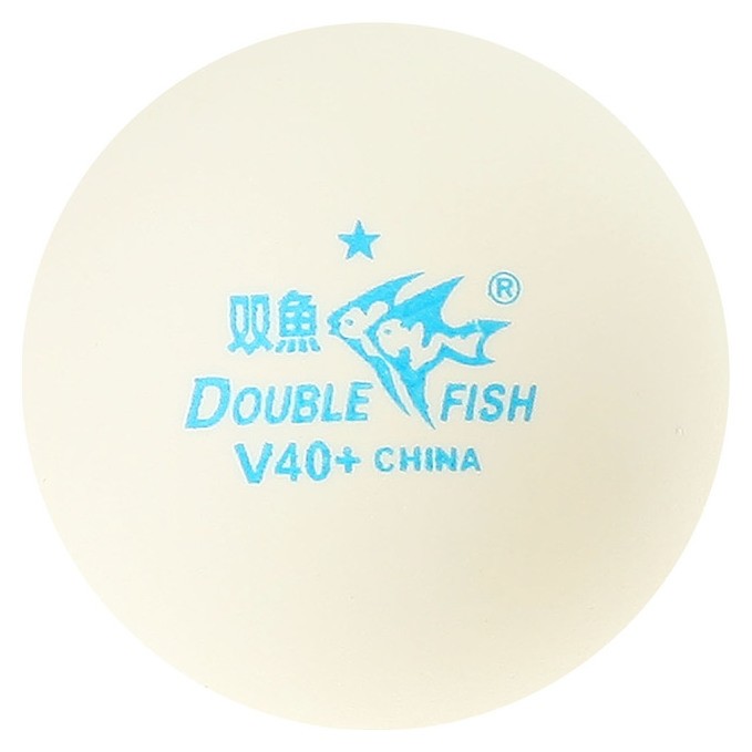 Мячи для настольного тенниса Double Fish, 1 звезда, 10 шт., диаметр 40+