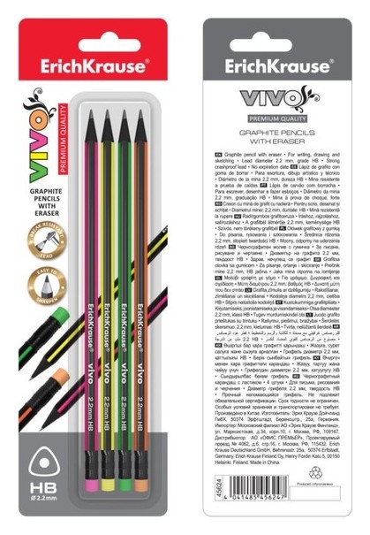 Набор карандашей чернографитных Vivo НВ