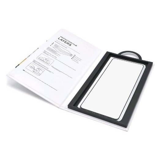 Защитное стекло Innovation 2D для Samsung A51, полный клей, черная рамка
