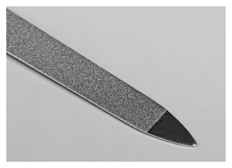 Пилка металлическая для ногтей, 15,2 см, цвет чёрный, Pf-927