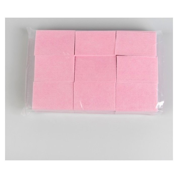 Салфетки для маникюра, безворсовые, плотные, 560 шт розовые