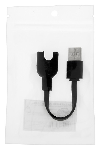 Зарядное устройство для Mi Band 3, 14 см, черное