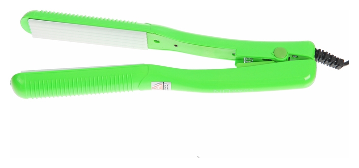 Щипцы-гофре Luazon Lw-46, 35 Вт, 160 С, керамические пластины, зелёные