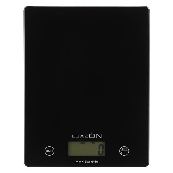 Весы кухонные Luazon Lvk-702, электронные, до 5 кг, чёрные