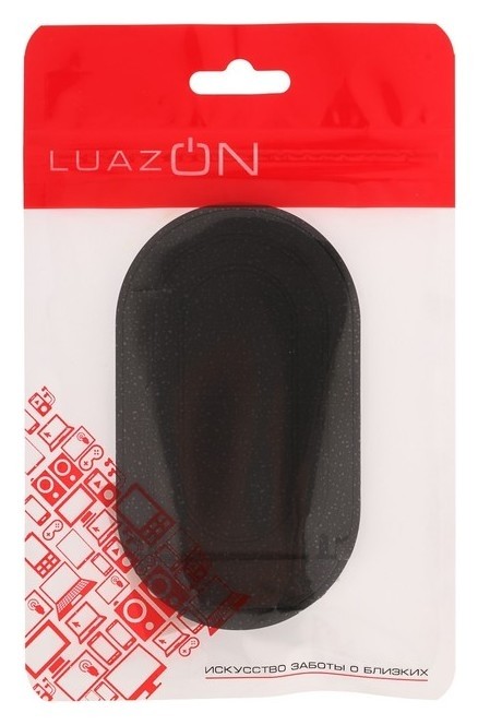 Подставка для телефона Luazon, складная, регулируемая высота, резиновая вставка, чёрная