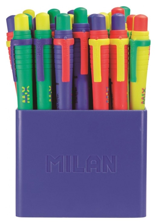 Ручка шариковая Milan Sway Mix, 1,0мм, синий, в асс., 1765741140