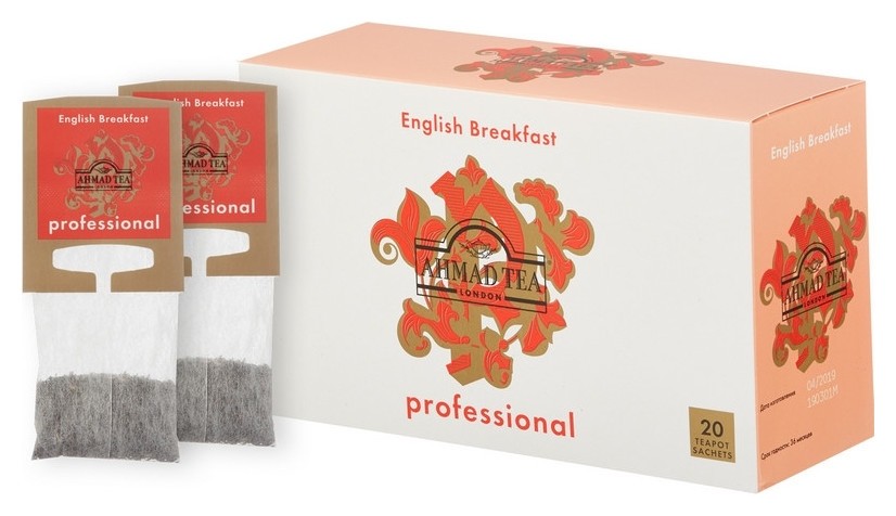 Чай Ahmad Tea Professional английский завтрак, черный, 20пакх5г