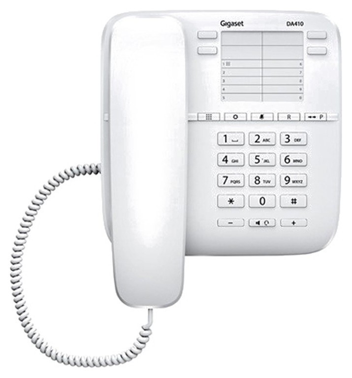 Телефон проводной Gigaset Da410 белый