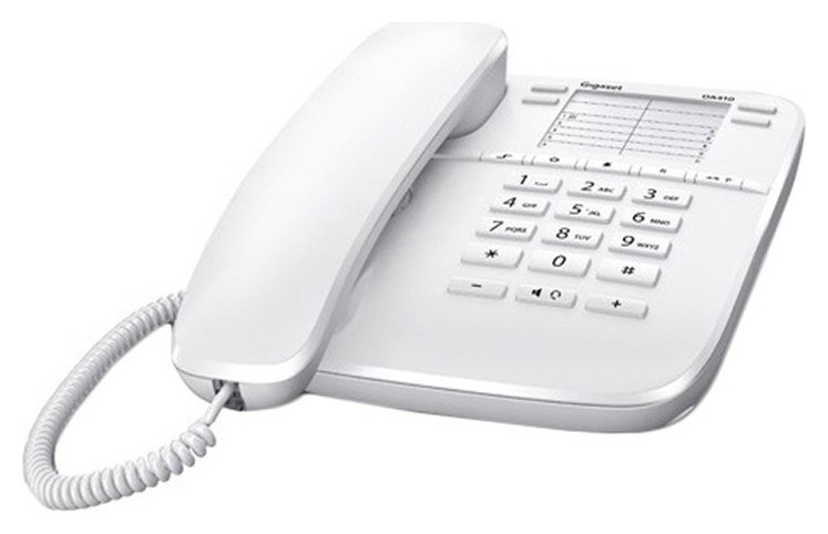 Телефон проводной Gigaset Da410 белый