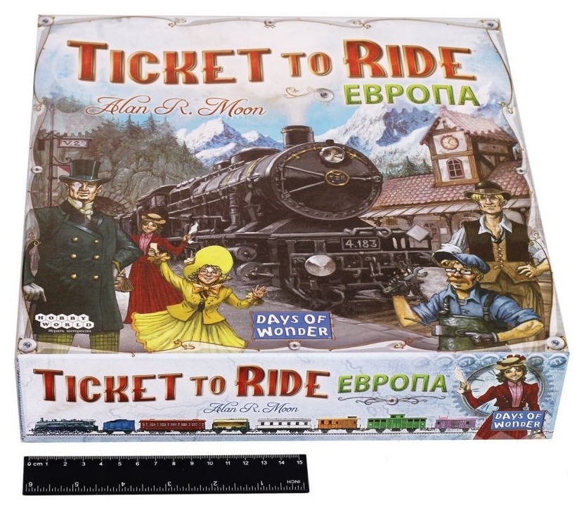 Настольная игра Ticket To Ride: европа 3-е рус. изд. 1032