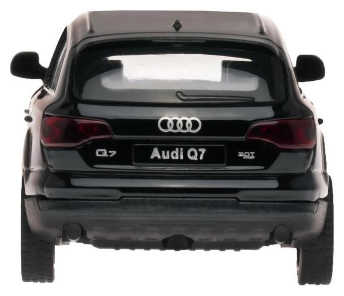 Машина металлическая Audi Q7 1:43, инерция, открываются двери, цвет чёрный