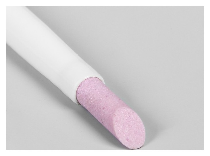 Пушер керамический, 14 см, цвет белый/розовый