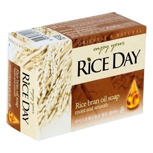 Мыло туалетное c экстрактом рисовых отрубей Rice Day