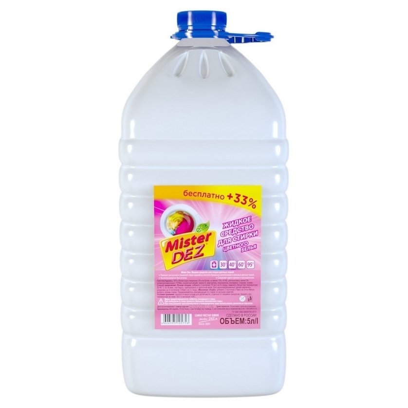 Жидкость для стирки Mister DEZ Eco-cleaning Prof 5 л