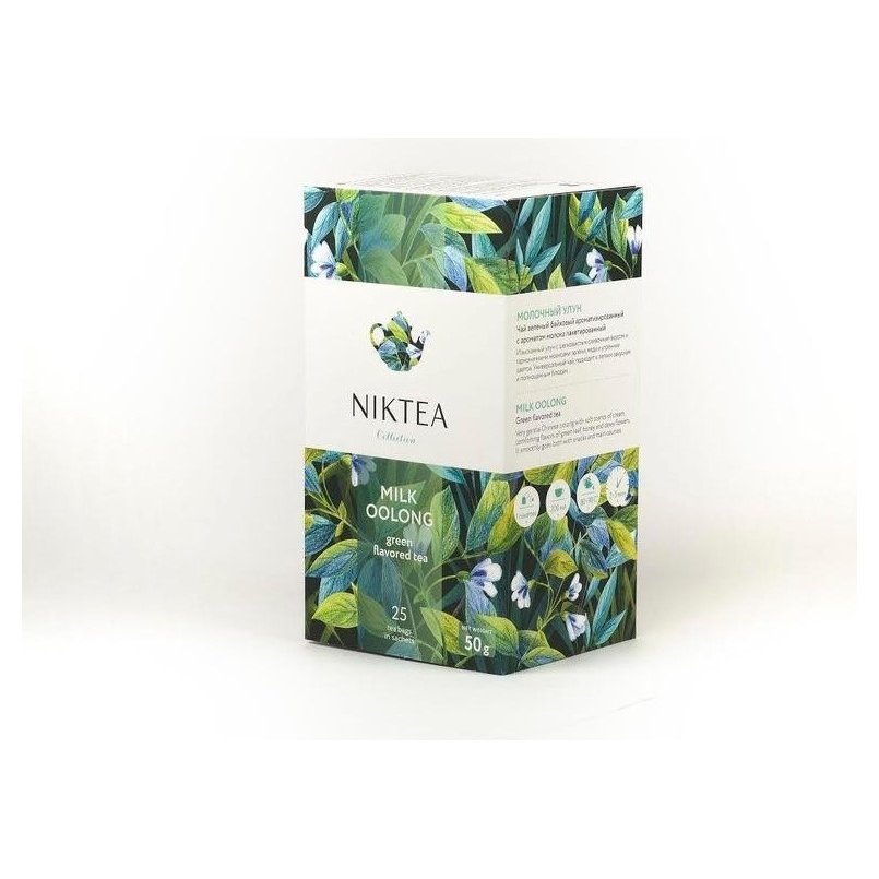 Чай Niktea молочный улун зелен. 25 пакx2гр/уп