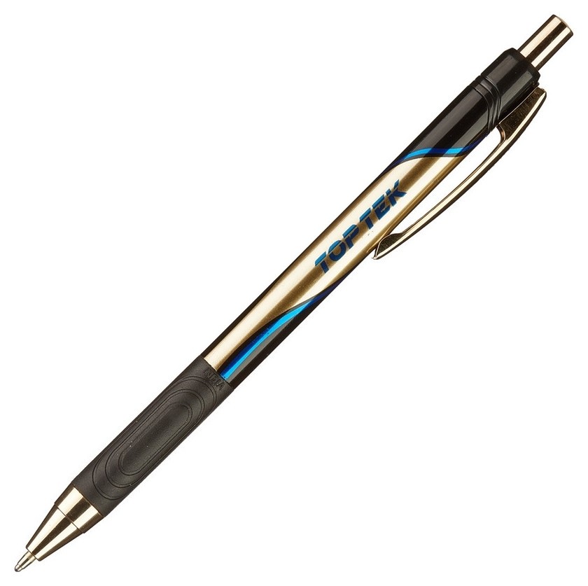 Ручка шариковая Unimax Top Tek Top Tek RT Gold DC 1мм, син, масл, авт.