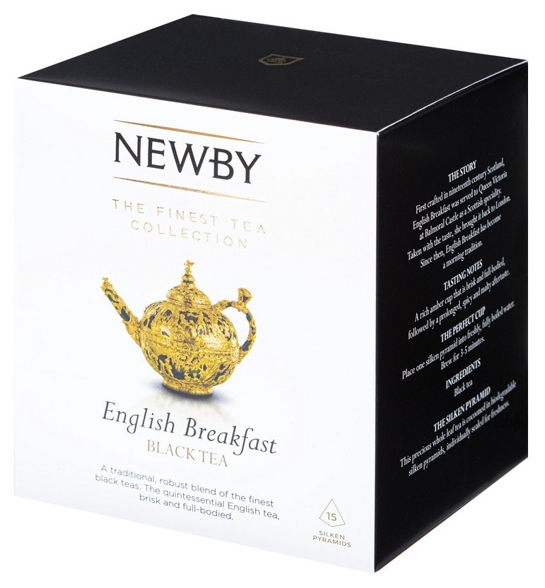 Чай Newby английский завтрак черный 15 пирамидок