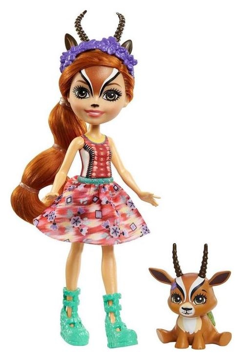 Кукла с любимой зверюшкой Габриэла Газелли и Рейсер Gabriela gazelle  spotter enchantimals
